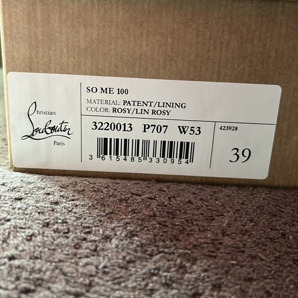 SO ME Louboutin 100mm in soft pink - Picture 8 of 8